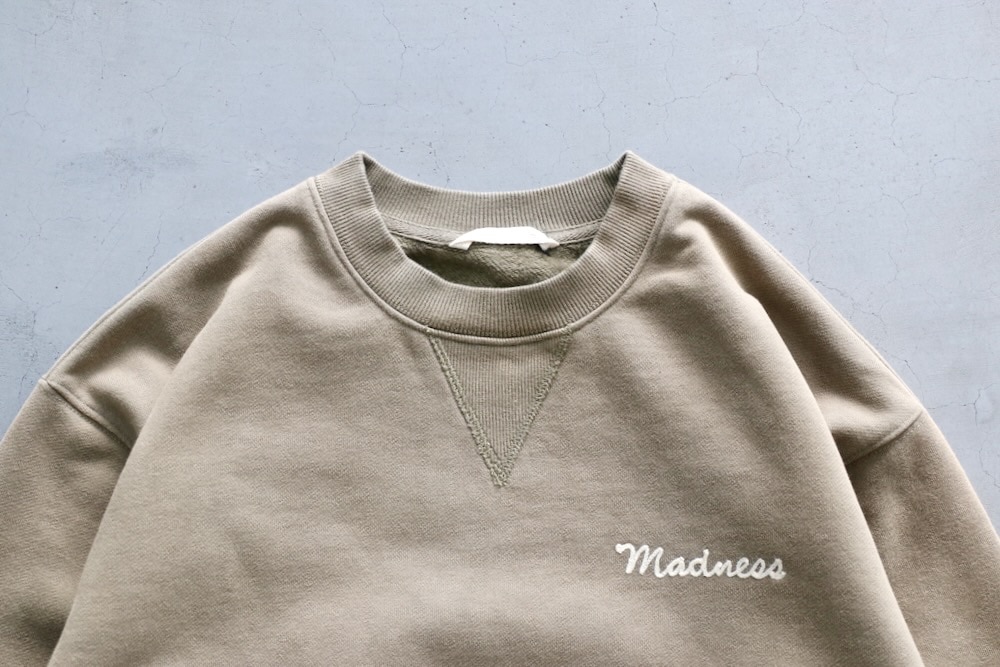 MADNESS (�ޥåɥͥ�) "MADNESS VERSATILE FADED CREW SWEATER"
