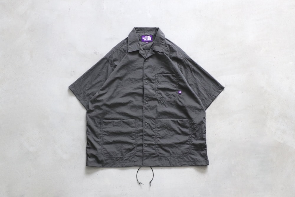 THE NORTH FACE PURPLE LABEL (�� �Ρ��� �ե����� �ѡ��ץ� �졼�٥�) "Nylon Taffeta Field S/S Shirt"