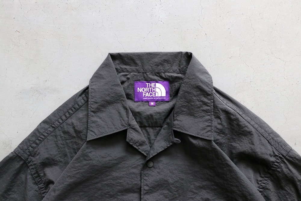 THE NORTH FACE PURPLE LABEL (�� �Ρ��� �ե����� �ѡ��ץ� �졼�٥�) "Nylon Taffeta Field S/S Shirt"
