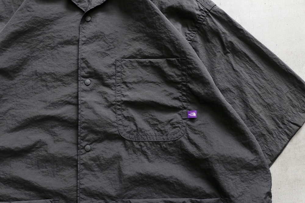 THE NORTH FACE PURPLE LABEL (�� �Ρ��� �ե����� �ѡ��ץ� �졼�٥�) "Nylon Taffeta Field S/S Shirt"