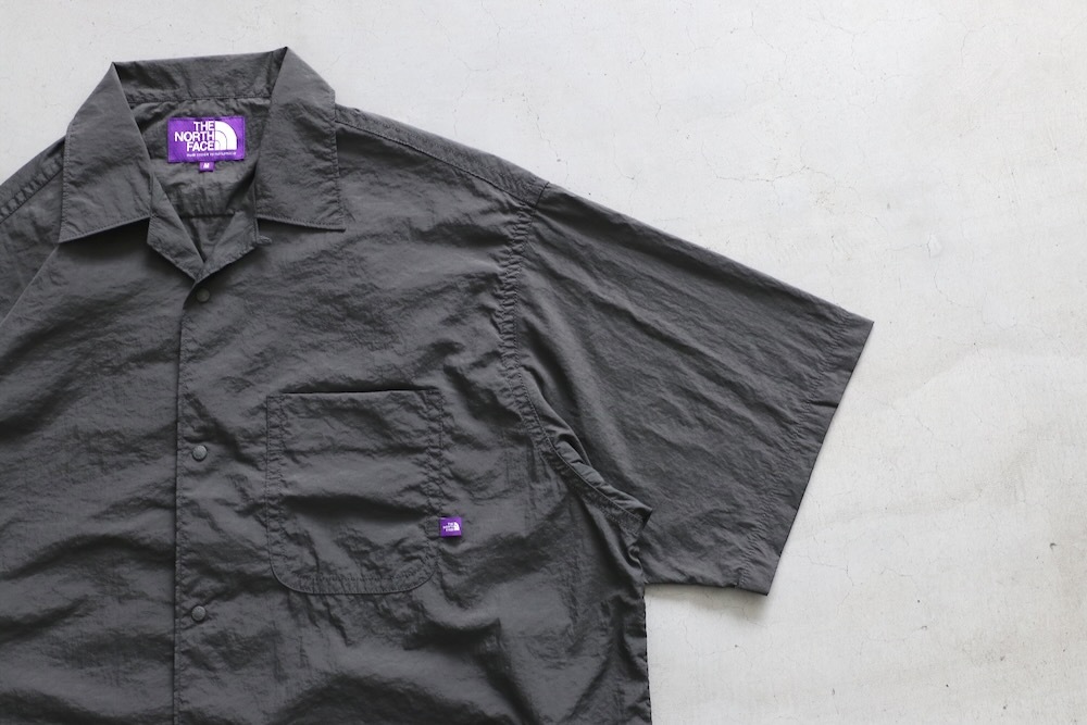 THE NORTH FACE PURPLE LABEL (�� �Ρ��� �ե����� �ѡ��ץ� �졼�٥�) "Nylon Taffeta Field S/S Shirt"