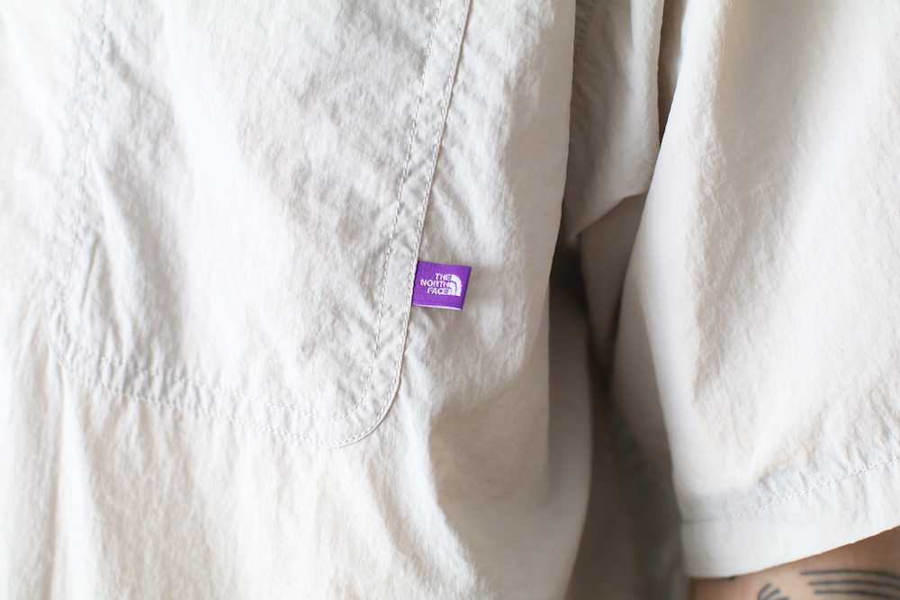 [10%OFF] THE NORTH FACE PURPLE LABEL (�� �Ρ��� �ե����� �ѡ��ץ� �졼�٥�) "Nylon Taffeta Field S/S Shirt"