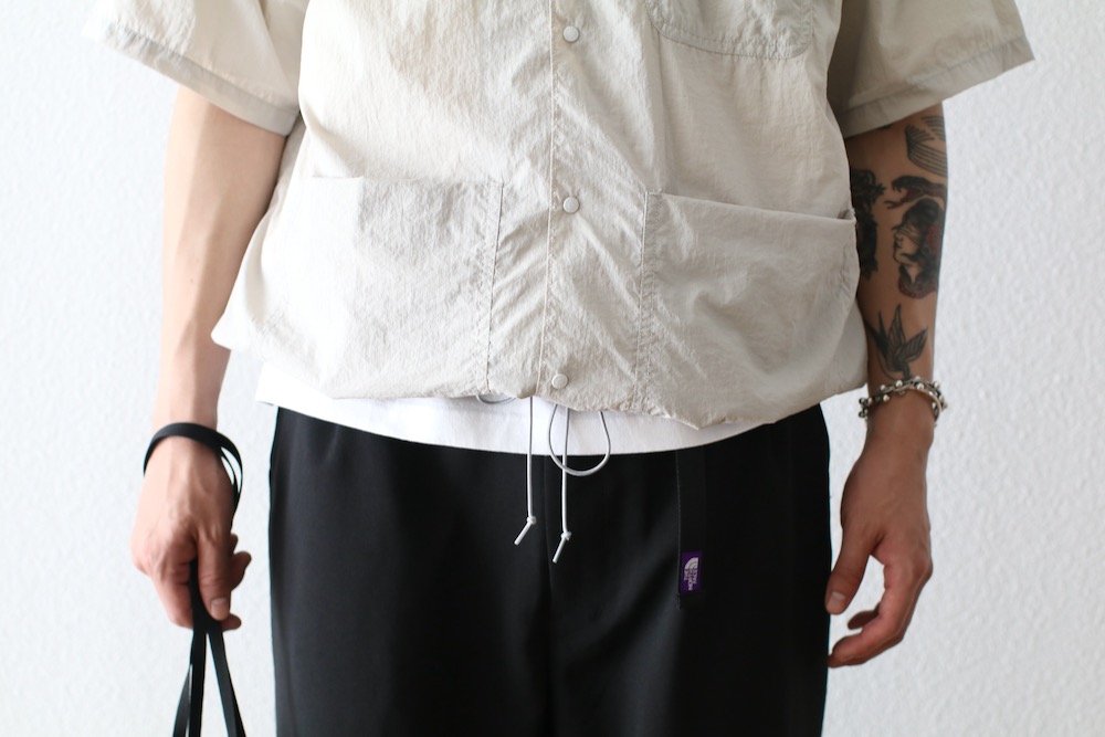 [10%OFF] THE NORTH FACE PURPLE LABEL (�� �Ρ��� �ե����� �ѡ��ץ� �졼�٥�) "Nylon Taffeta Field S/S Shirt"