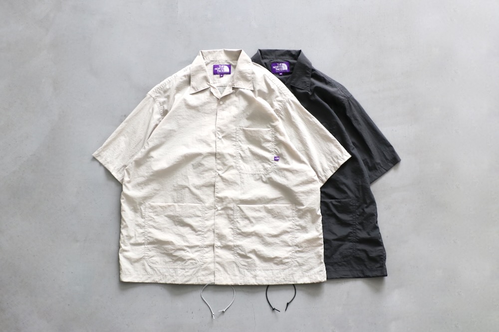 THE NORTH FACE PURPLE LABEL (�� �Ρ��� �ե����� �ѡ��ץ� �졼�٥�) "Nylon Taffeta Field S/S Shirt"