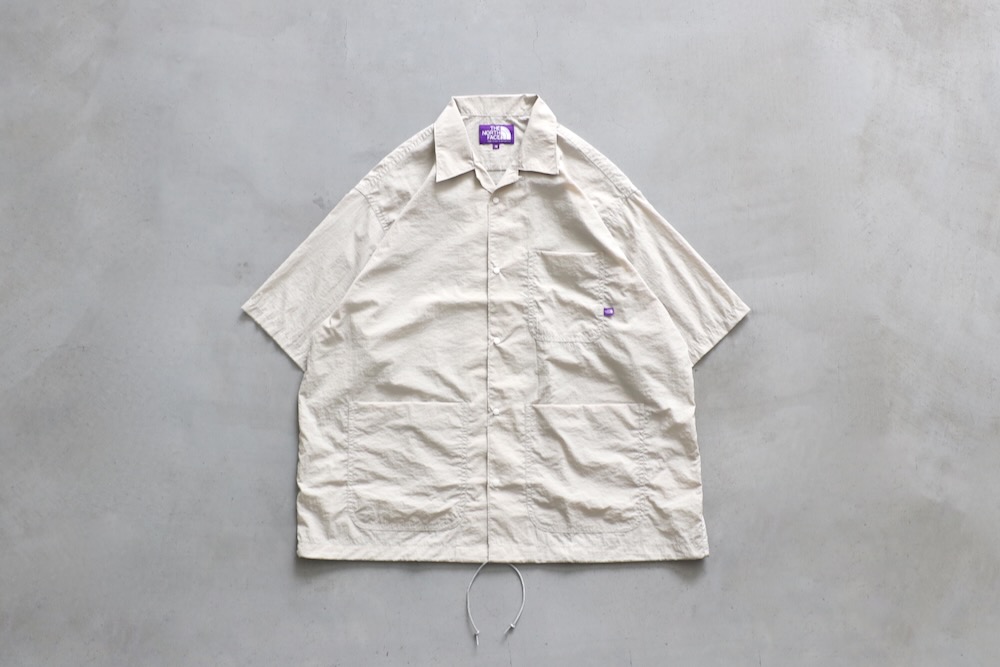 THE NORTH FACE PURPLE LABEL (�� �Ρ��� �ե����� �ѡ��ץ� �졼�٥�) "Nylon Taffeta Field S/S Shirt"