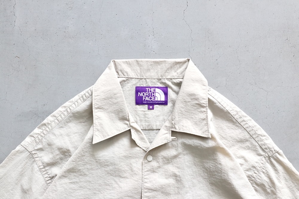 THE NORTH FACE PURPLE LABEL (�� �Ρ��� �ե����� �ѡ��ץ� �졼�٥�) "Nylon Taffeta Field S/S Shirt"