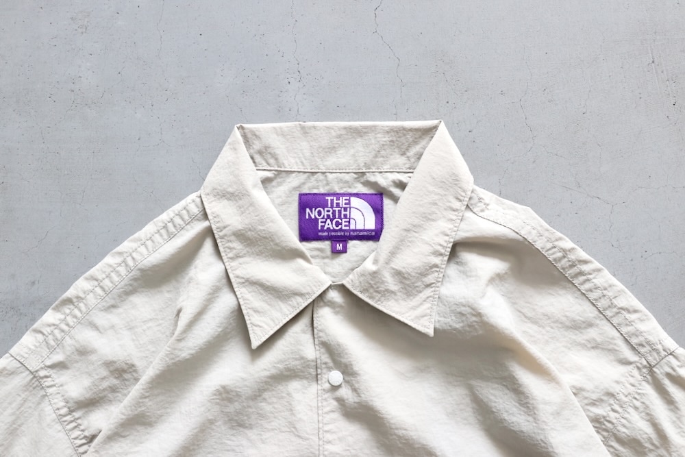 THE NORTH FACE PURPLE LABEL (�� �Ρ��� �ե����� �ѡ��ץ� �졼�٥�) "Nylon Taffeta Field S/S Shirt"
