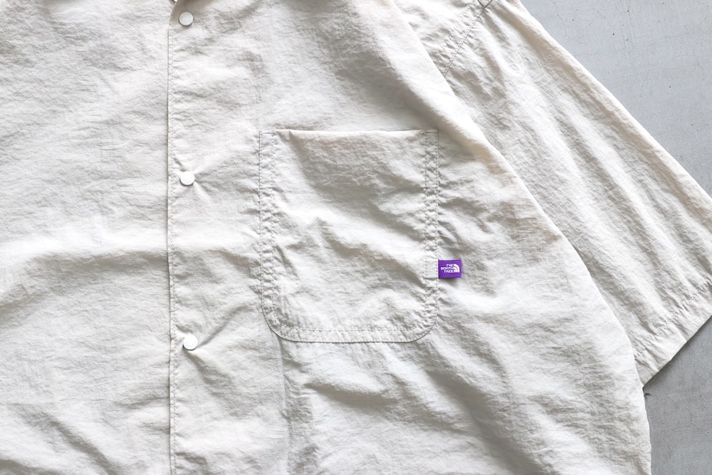 THE NORTH FACE PURPLE LABEL (�� �Ρ��� �ե����� �ѡ��ץ� �졼�٥�) "Nylon Taffeta Field S/S Shirt"