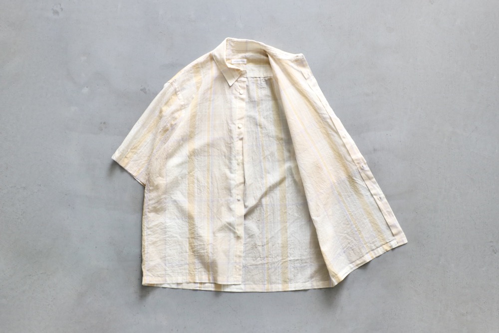 KAPTAIN SUNSHINE(����ץƥ󥵥󥷥㥤��) "Gauze Plaid Plain SS Shirt"