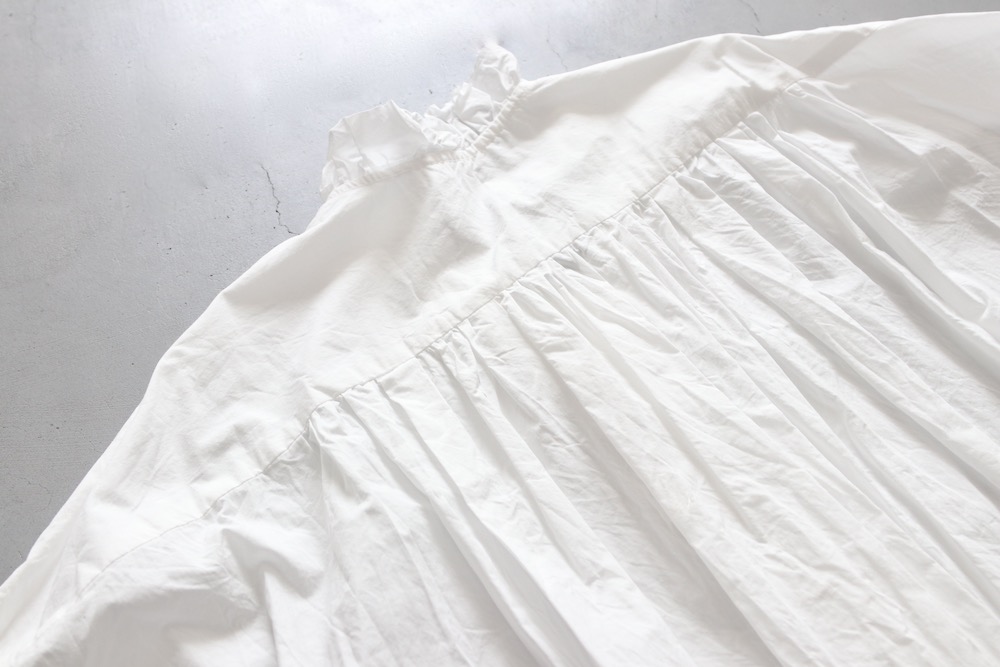 ��WOMEN'S��TOUJOURS�ʥȥ����塼�ˡ�Pin Tuck Ruffle Dress  -FINE YARN COTTON CLOTH-��