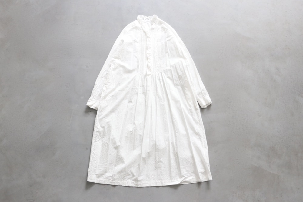 ��WOMEN'S��TOUJOURS�ʥȥ����塼�ˡ�Pin Tuck Ruffle Dress  -FINE YARN COTTON CLOTH-��