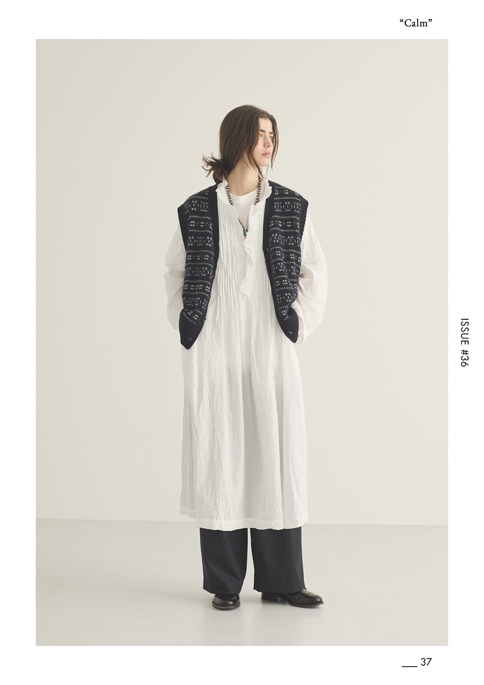 9.7 Release / WOMEN'S】TOUJOURS（トゥジュー）“Pin Tuck Ruffle