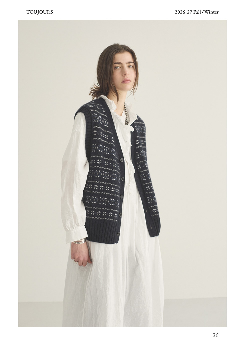 9.7 Release / WOMEN'S】TOUJOURS（トゥジュー）“Pin Tuck Ruffle