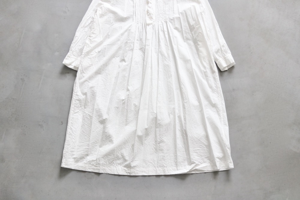 ��WOMEN'S��TOUJOURS�ʥȥ����塼�ˡ�Pin Tuck Ruffle Dress  -FINE YARN COTTON CLOTH-��