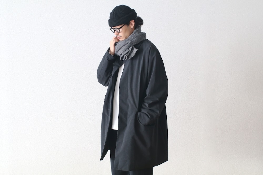 Engineered Garments (󥸥˥ɥ) "Button Shawl -Poly Wool Herringbone"