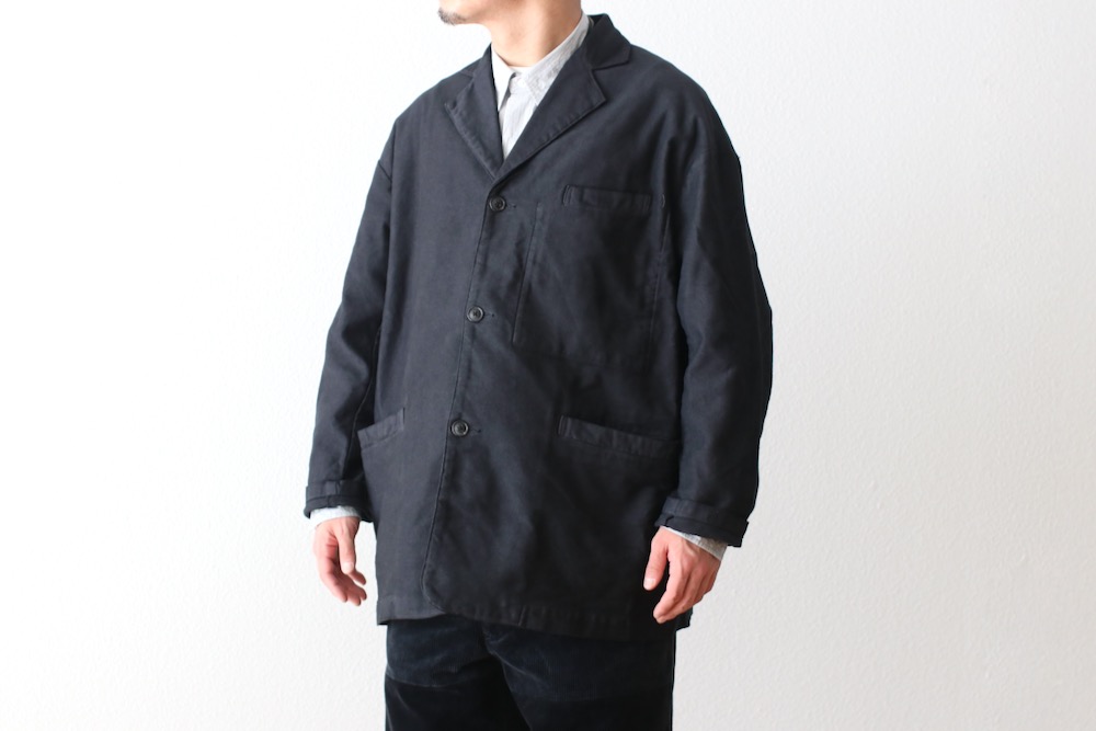 【良品】ポータークラシック モールスキン モディリアーニジャケット 黒 Lサイズ 良品】ポータークラシック モールスキン モディリアーニジャケット 黒