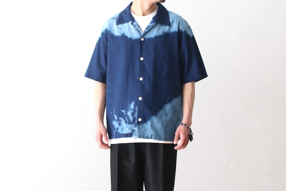 NOMA t.d. (Ρ ƥǥ) Hand Dyed Indigo Shirt