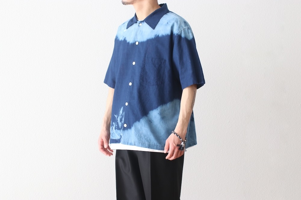 NOMA t.d. (Ρ ƥǥ) Hand Dyed Indigo Shirt