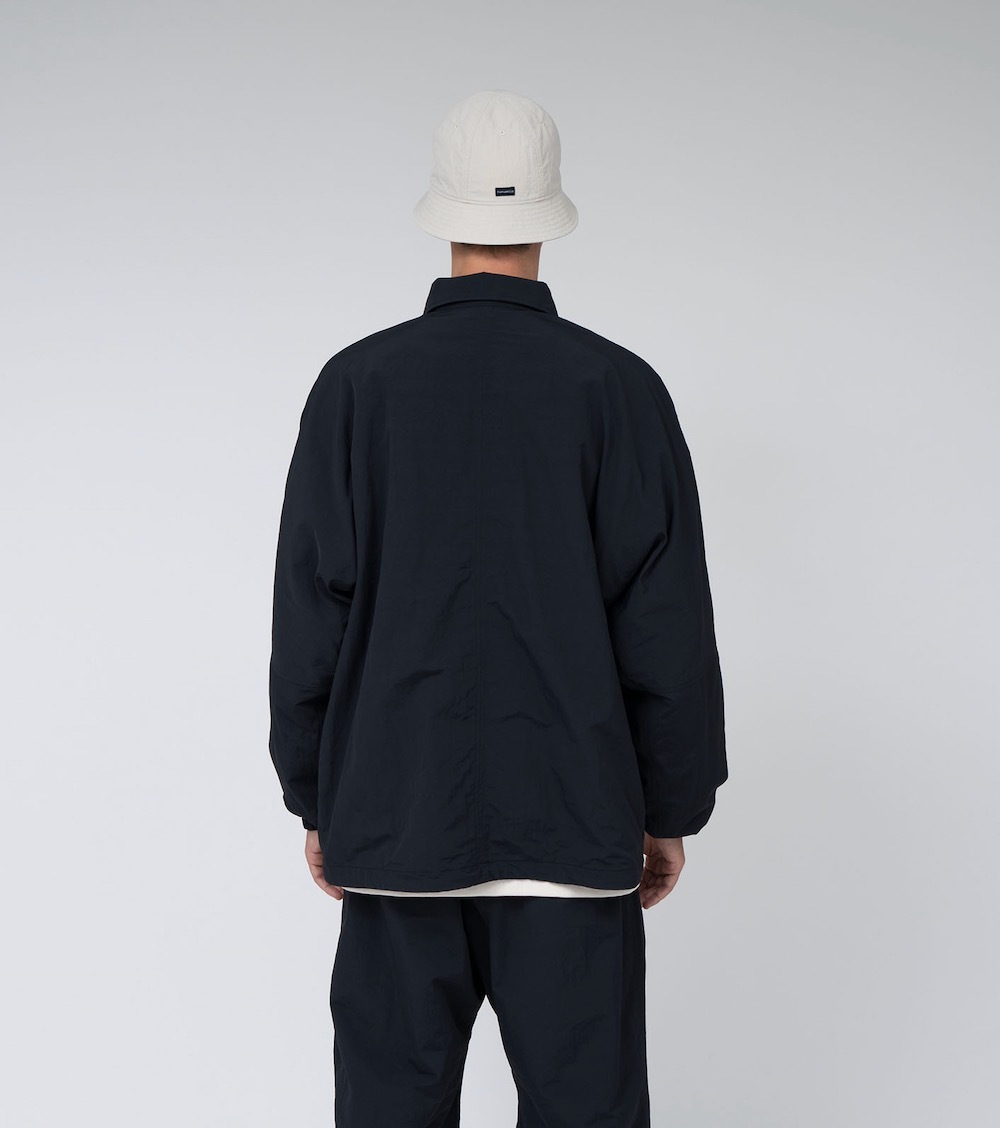 ジャケット・アウター nanamica Reversible Coach Jacket L Nanamica Reversible Coach Jacket - Black | Wallace Mercantile Shop