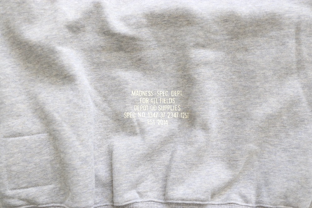 MADNESS (�ޥåɥͥ�) "MADNESS MIL-TYPE CREW SWEATER"