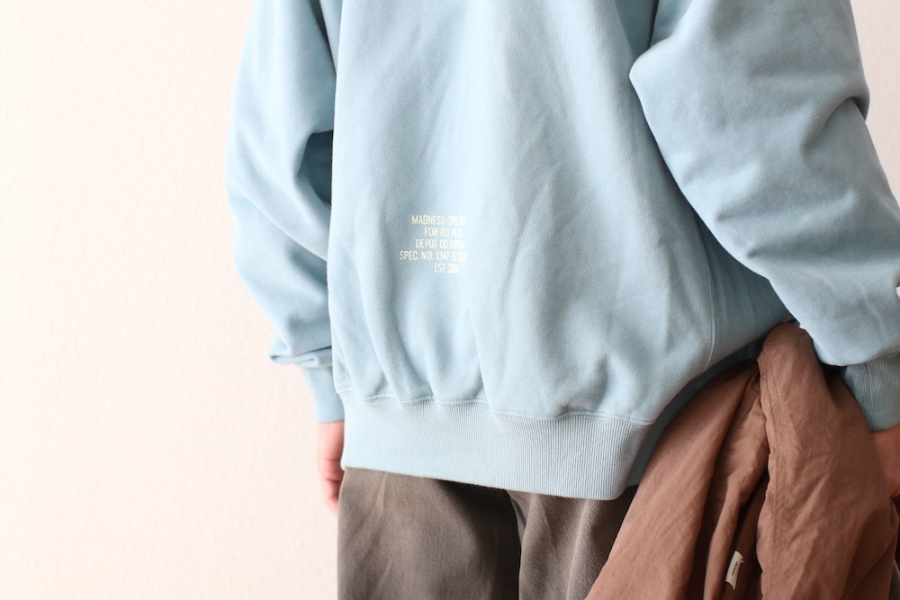 MADNESS (�ޥåɥͥ�) "MADNESS MIL-TYPE CREW SWEATER"