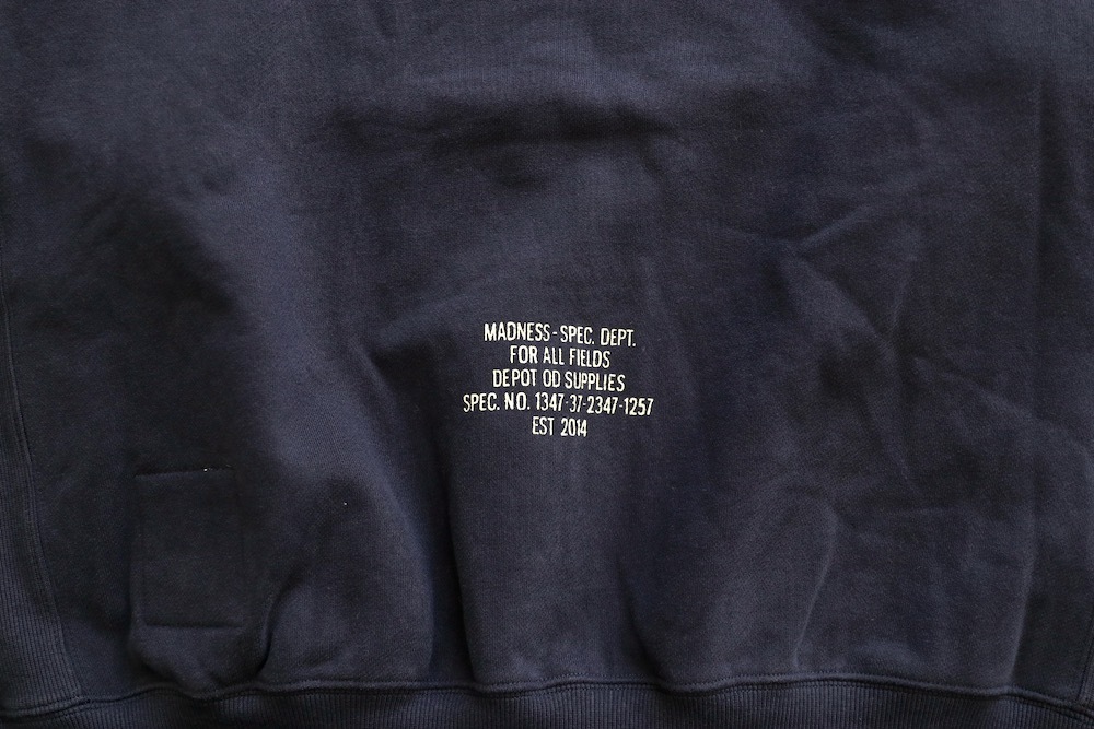 MADNESS (�ޥåɥͥ�) "MADNESS MIL-TYPE CREW SWEATER"