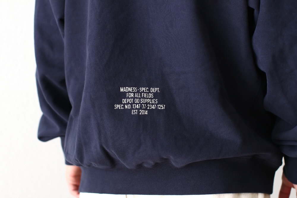 MADNESS (�ޥåɥͥ�) "MADNESS MIL-TYPE CREW SWEATER"