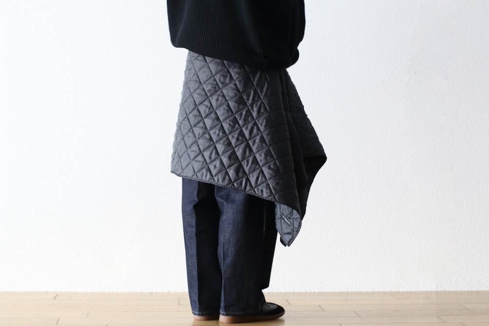 Engineered Garments (󥸥˥ɥ) "Button Shawl -Polyester Diamond Double Face Quilt"