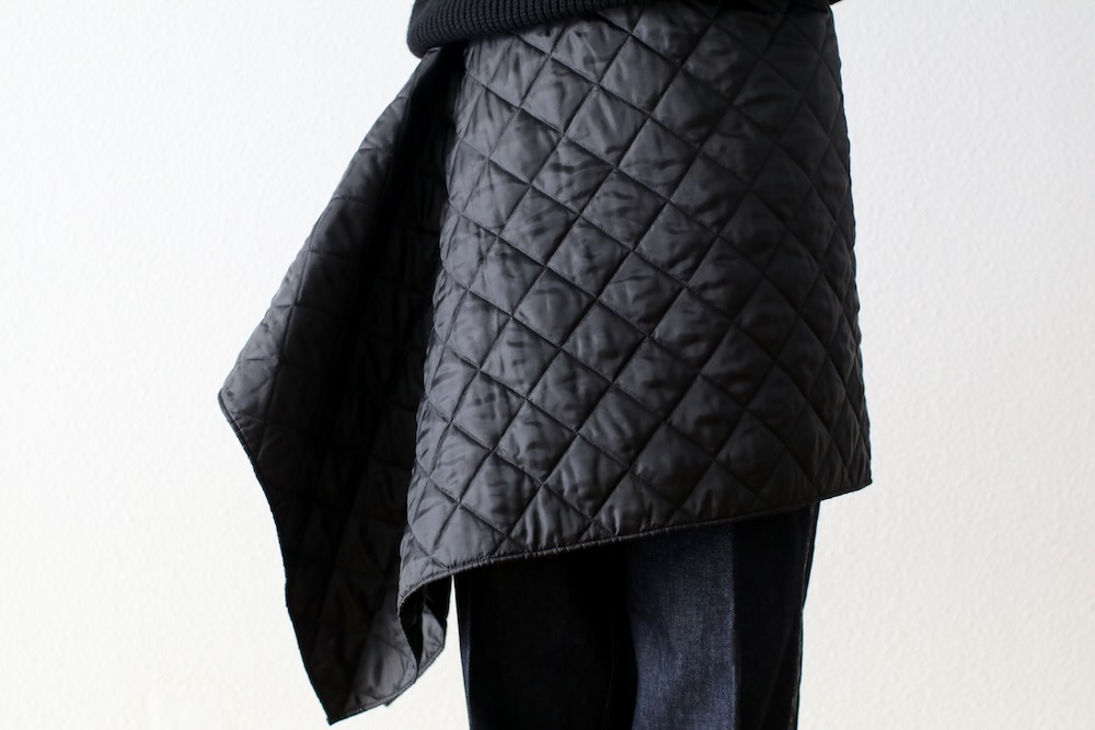 Engineered Garments (���󥸥˥����ɥ�������) "Button Shawl -Polyester Diamond Double Face Quilt"