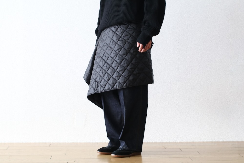 Engineered Garments (󥸥˥ɥ) "Button Shawl -Polyester Diamond Double Face Quilt"