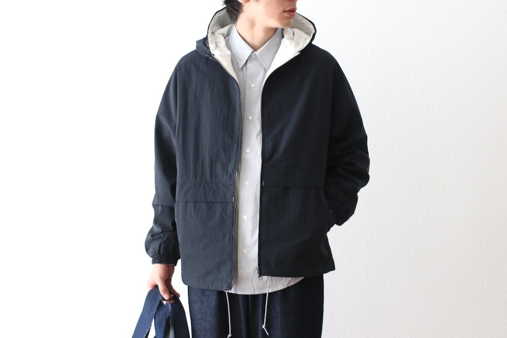 [10% > 40%OFF] ��Reversible ITEM��nanamica(�ʥʥߥ�) "Reversible Hooded Jacket"