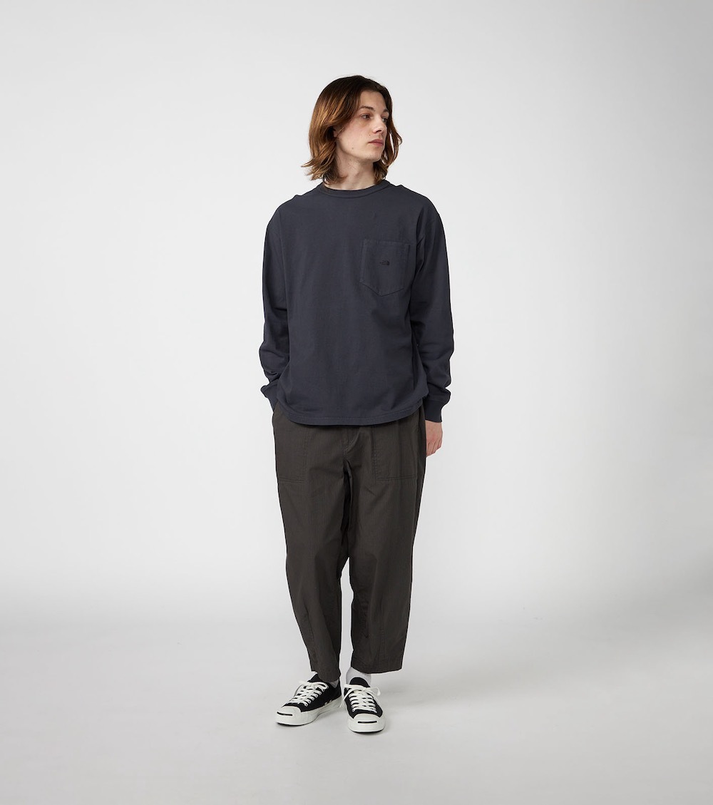 THE NORTH FACE PURPLE LABEL ( Ρ ե ѡץ 졼٥) "8oz Field Long Sleeve Pocket Tee"