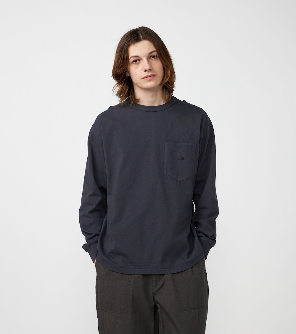 THE NORTH FACE PURPLE LABEL ( Ρ ե ѡץ 졼٥) "8oz Field Long Sleeve Pocket Tee"