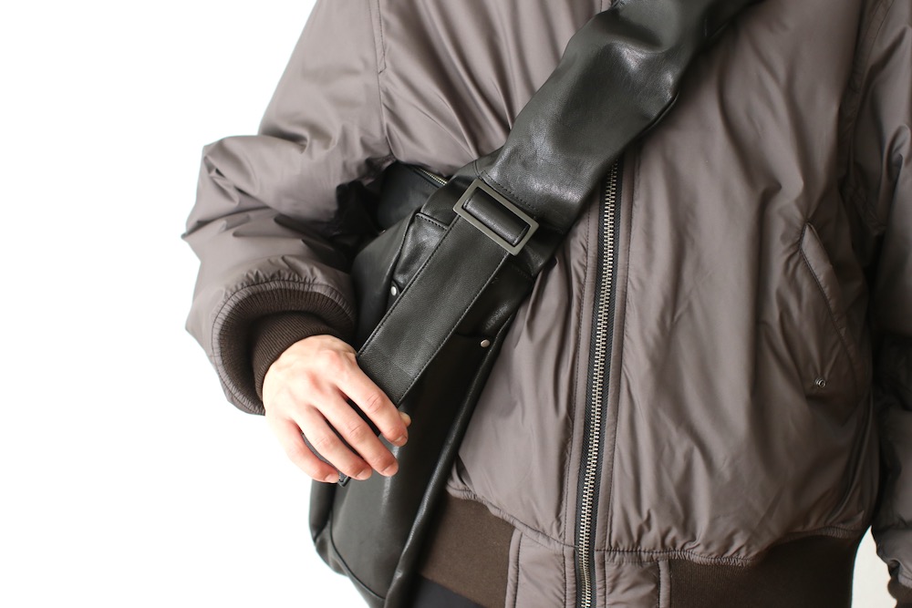 ssstein(���奿����) "SHIRRING HANDLE LEATHER SHOULDER BAG ST.1509"