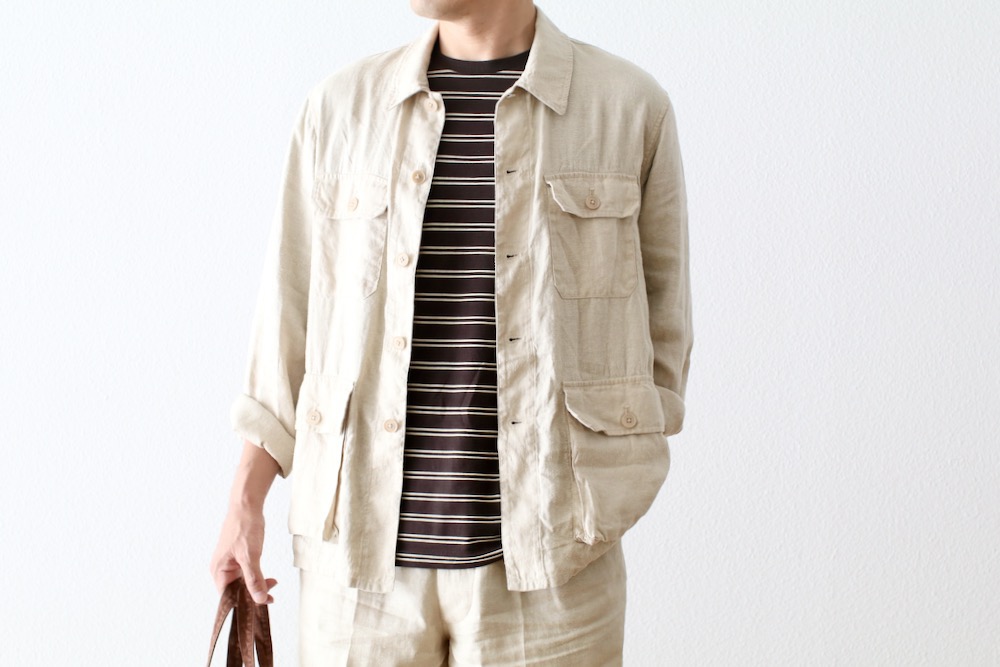 KAPTAIN SUNSHINE(����ץƥ󥵥󥷥㥤��) "Safari Shirt Jacket"