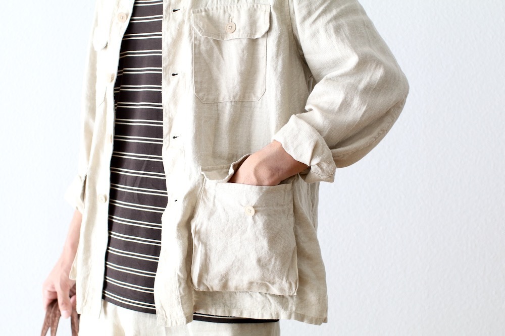 KAPTAIN SUNSHINE(����ץƥ󥵥󥷥㥤��) "Safari Shirt Jacket"
