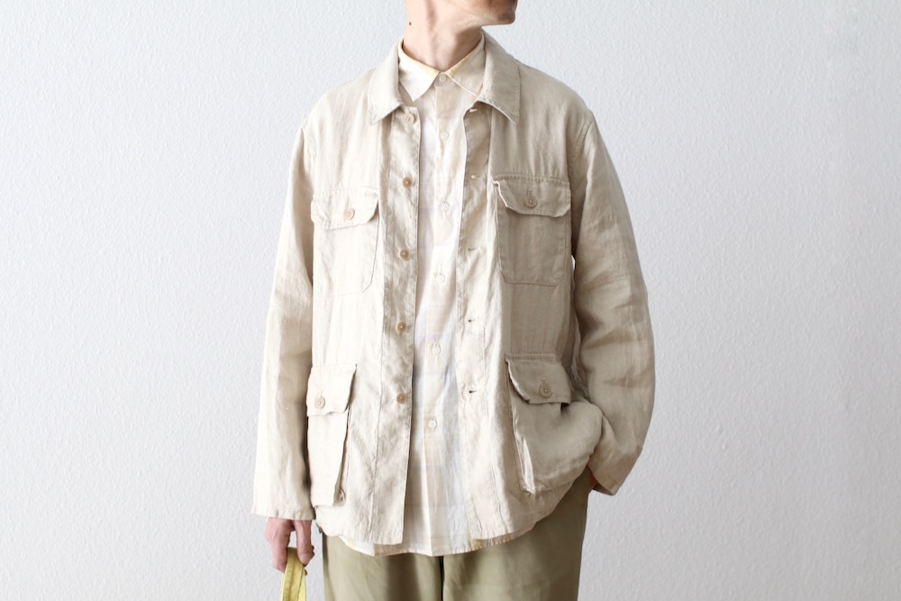 KAPTAIN SUNSHINE(����ץƥ󥵥󥷥㥤��) "Safari Shirt Jacket"
