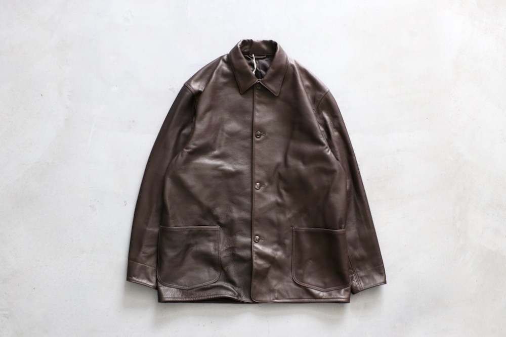 ジャケット・アウター blurhms Steer Leather Coverall 9.11 Release】blurhms(ブラームス) 