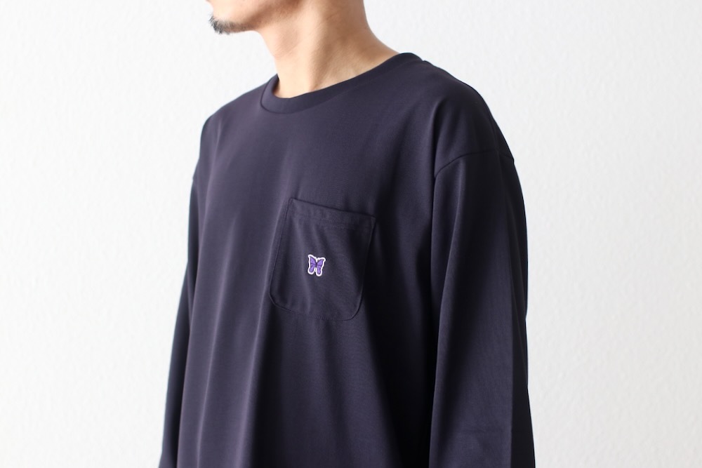 Needles(ˡɥ륺) "L/S Crew Neck Tee - Poly Jersey"