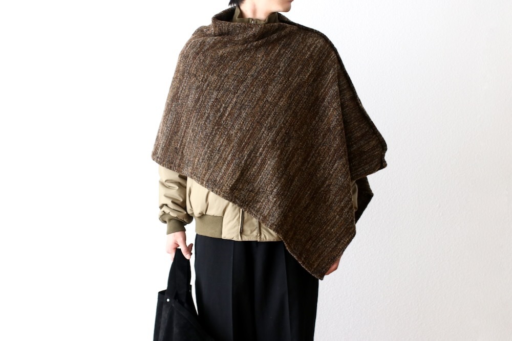 Engineered Garments (󥸥˥ɥ) "Button Shawl -Poly Wool Melange Knit"