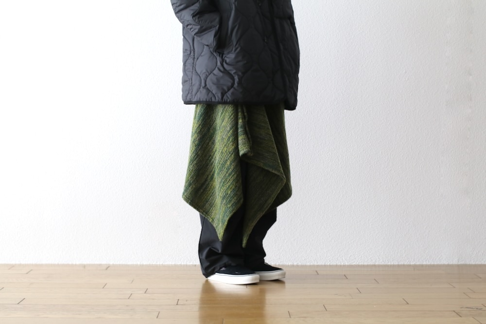 Engineered Garments (󥸥˥ɥ) "Button Shawl -Poly Wool Melange Knit"