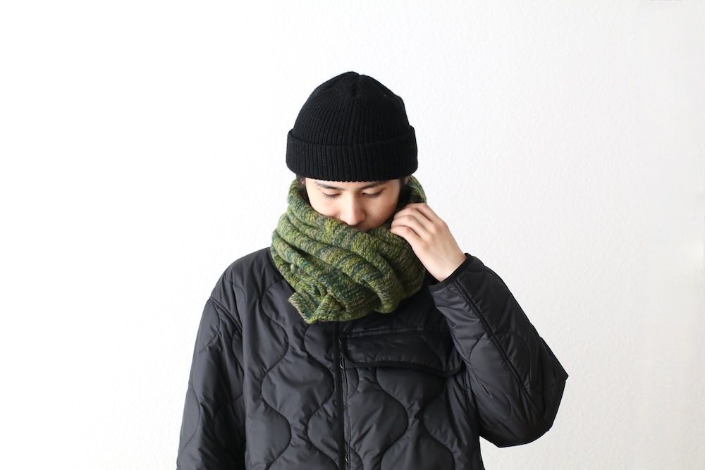 Engineered Garments (󥸥˥ɥ) "Button Shawl -Poly Wool Melange Knit"
