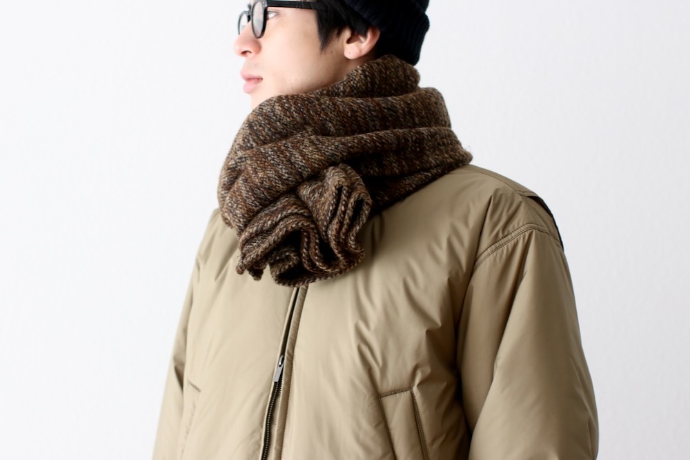 Engineered Garments (󥸥˥ɥ) "Button Shawl -Poly Wool Melange Knit"