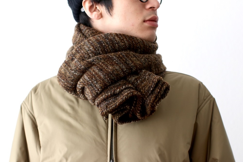 Engineered Garments (󥸥˥ɥ) "Button Shawl -Poly Wool Melange Knit"