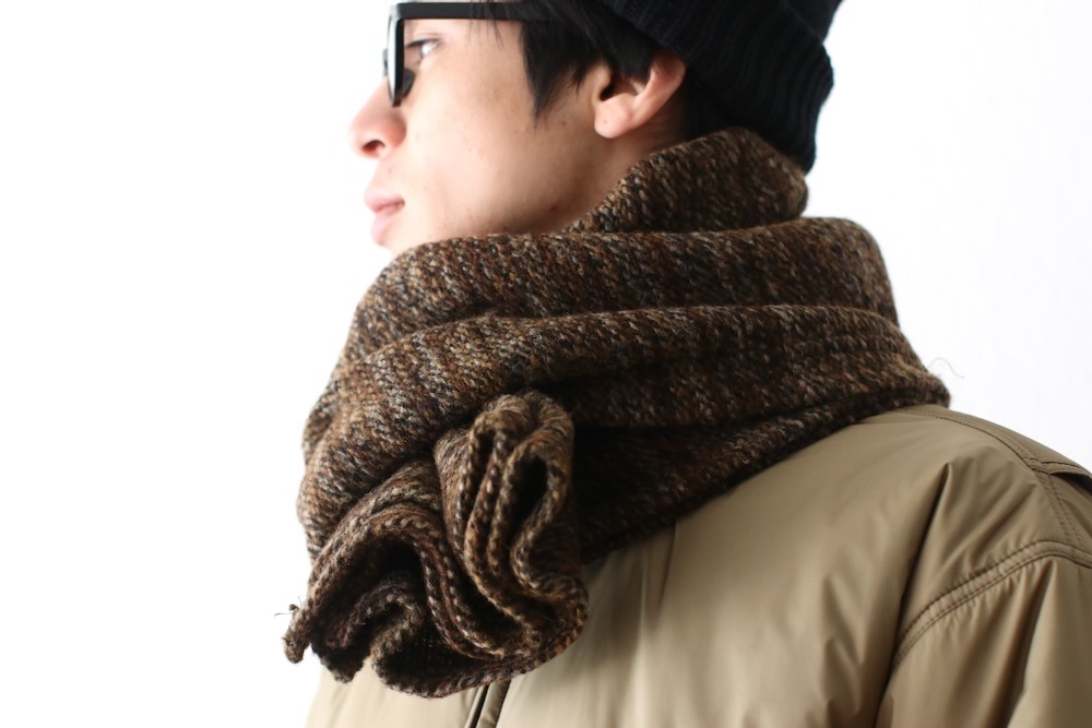 Engineered Garments (󥸥˥ɥ) "Button Shawl -Poly Wool Melange Knit"