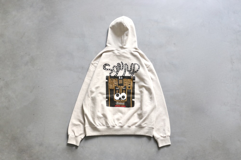 【SOUND SHOP BALANSA】GARMENT DYEING HOODIE Sound Shop Balansa / SOUND HOODIE – elephants