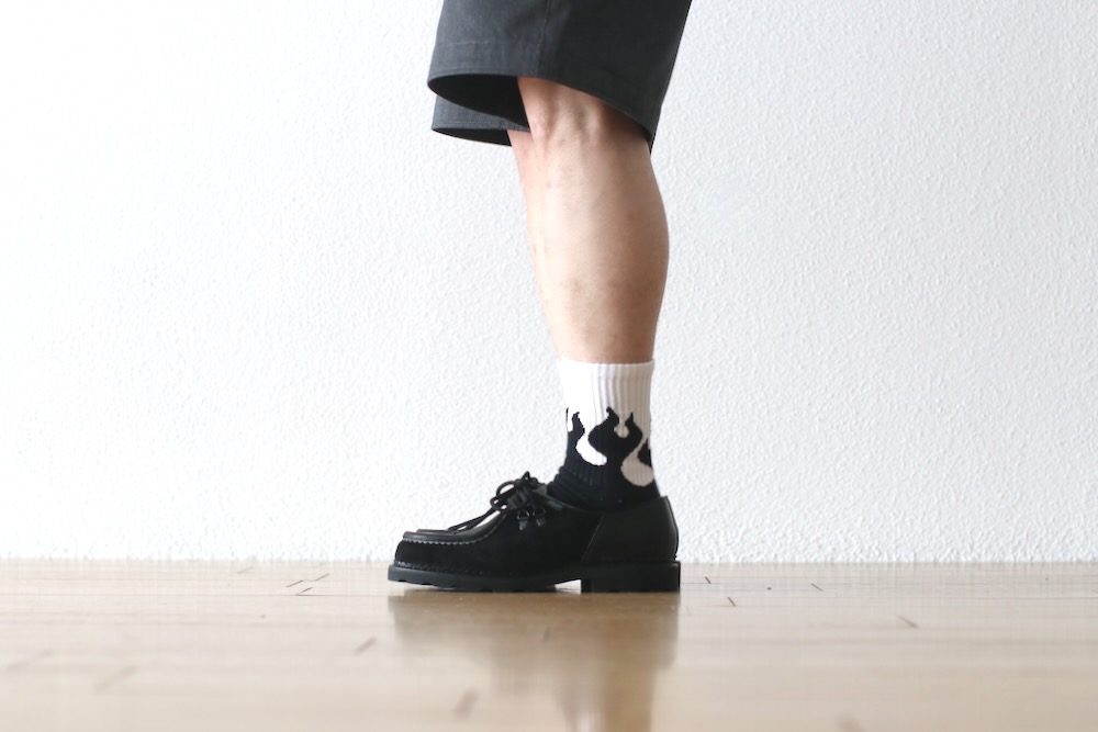 ں١JAPAN made SOCKS(ѥ ᥤ å) "Pile Socks - Flames"