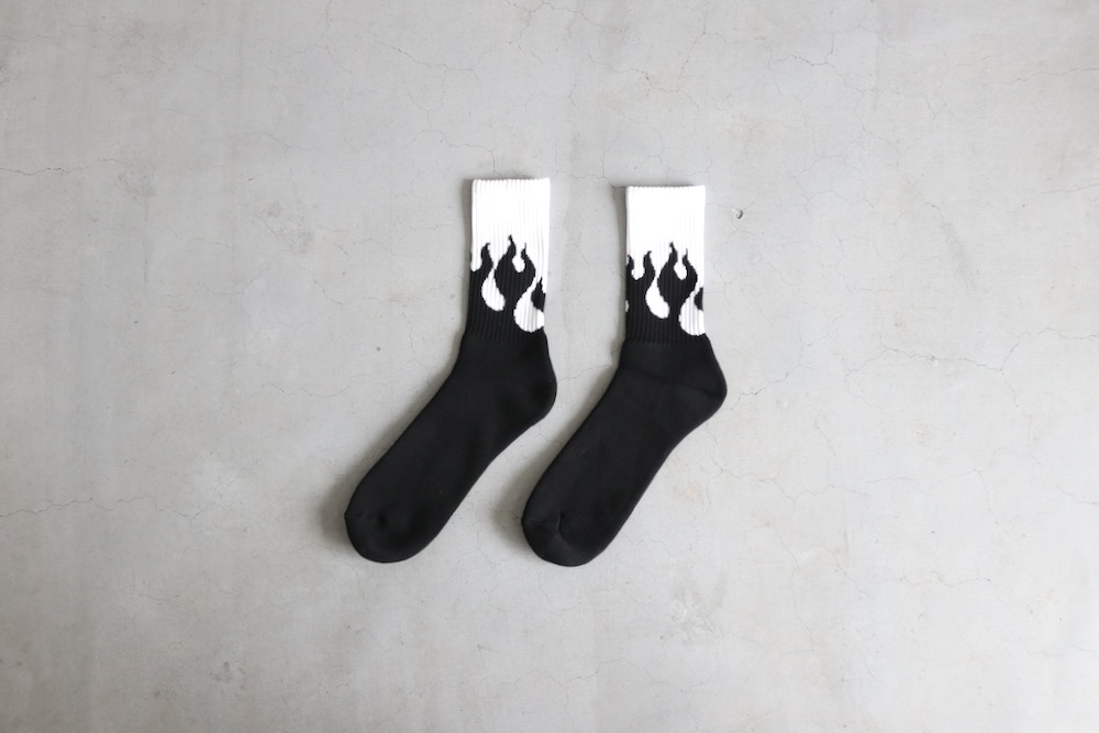 ں١JAPAN made SOCKS(ѥ ᥤ å) "Pile Socks - Flames"