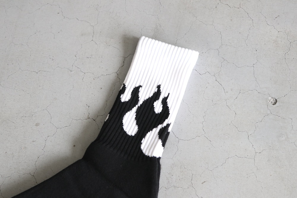 ں١JAPAN made SOCKS(ѥ ᥤ å) "Pile Socks - Flames"