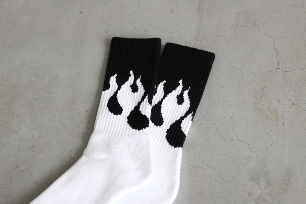 ں١JAPAN made SOCKS(ѥ ᥤ å) "Pile Socks - Flames"